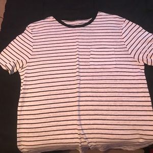Old Navy Striped Pocket Tee